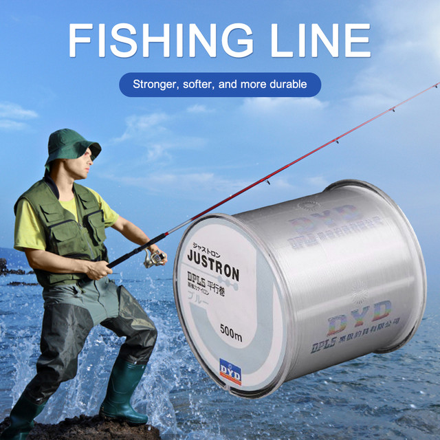 500M Invisible Hanging Wire Abrasion Resistant Nylon Leader Line Super  Strong Fishing Line for Saltwater and Freshwater Fishing